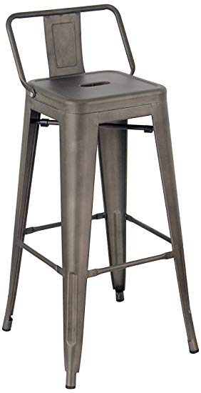 Tabouret de bar tolix acier brossé