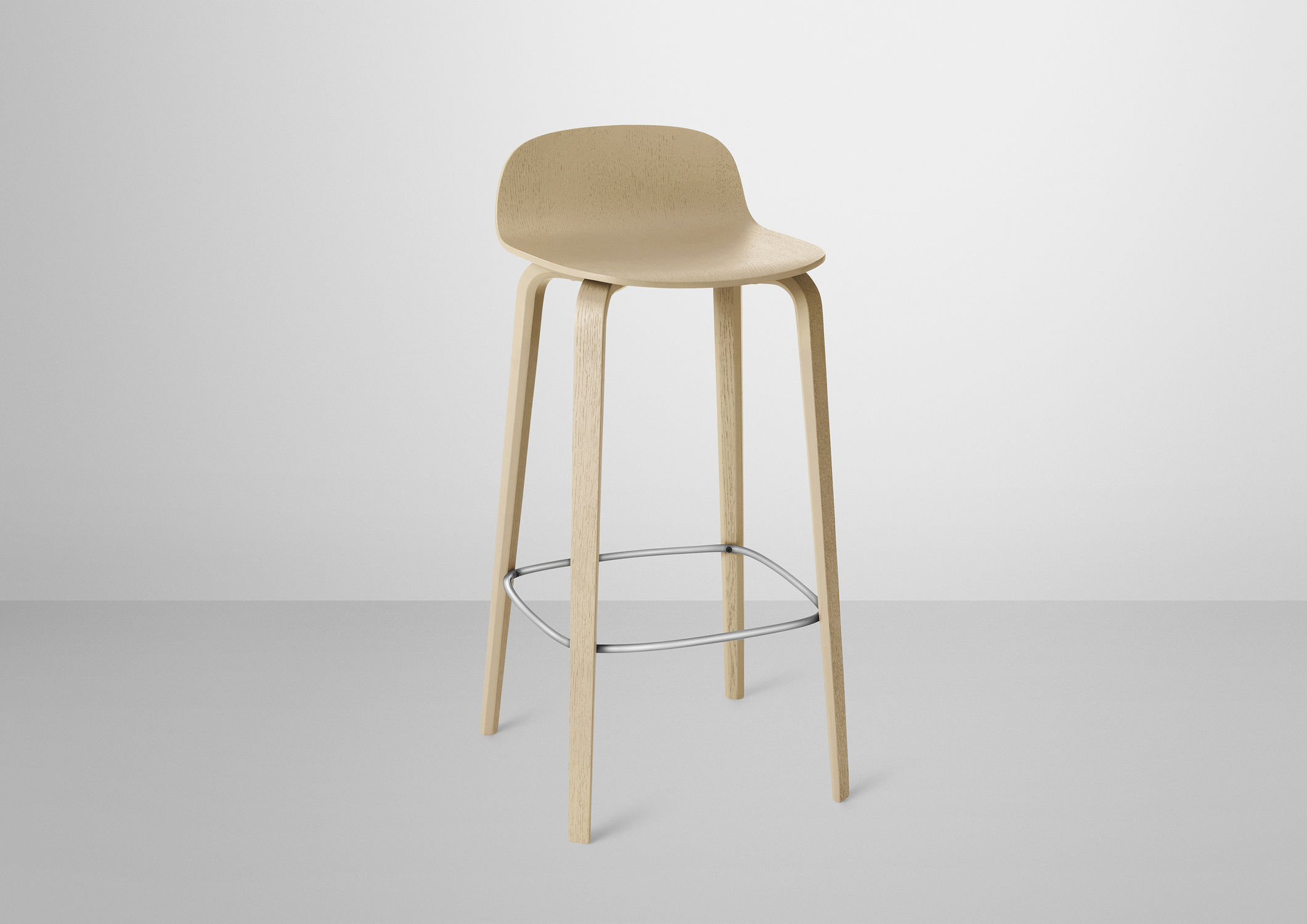 Tabouret de bar coquille