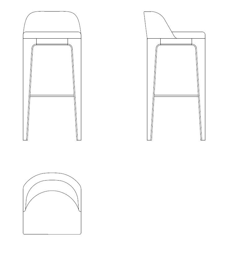 Tabouret de bar balagio