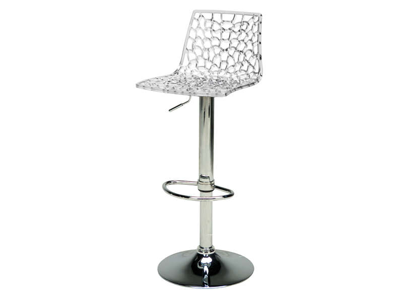 Lot de tabouret de bar transparent