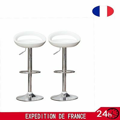Tabouret de bar moon blanc