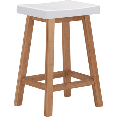 Tabouret de bar bois tourne
