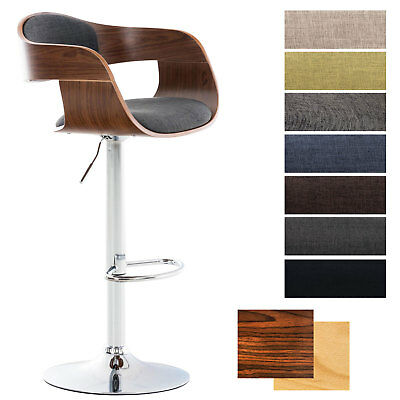 Tabouret de bar réglable tissu