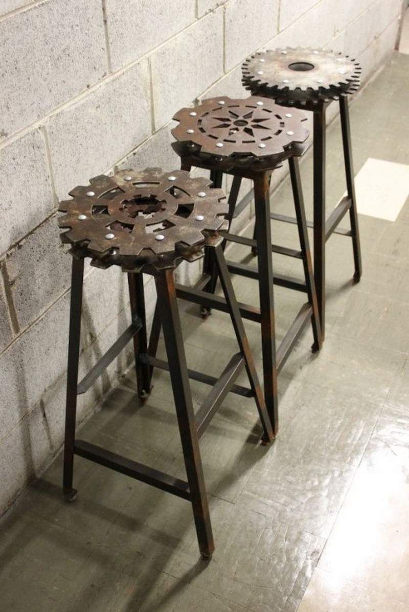Tabouret de bar style loft