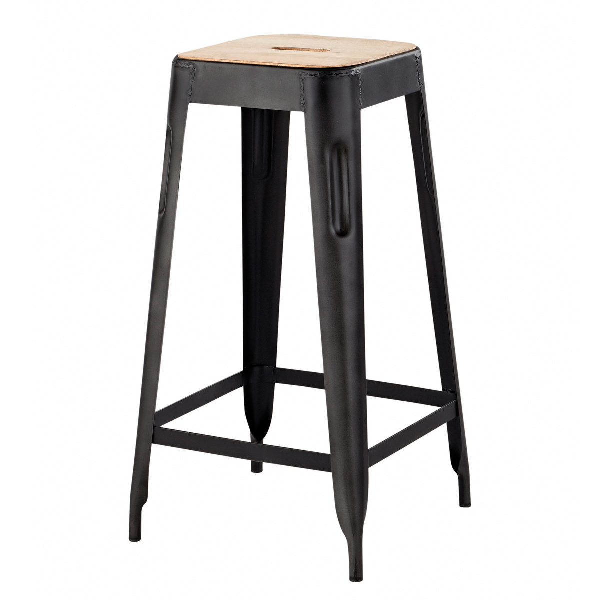 Tabouret de bar exterieur en teck