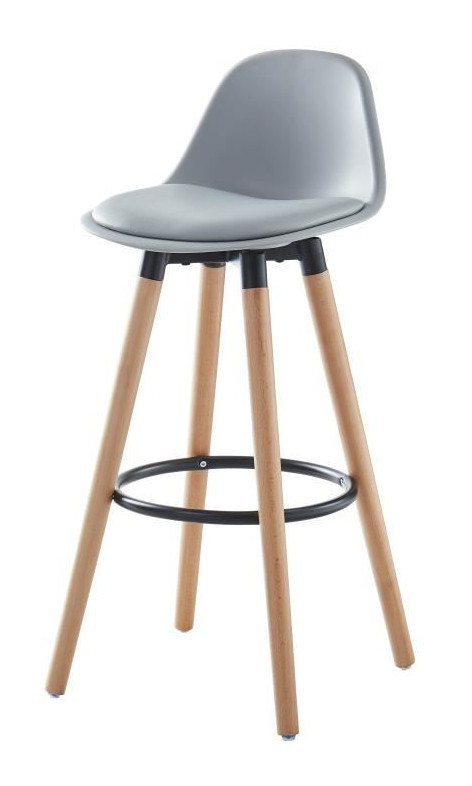 Brit tabouret de bar en bois hêtre massif