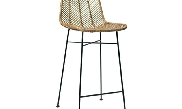 Tabouret de bar blanc et bois leroy merlin