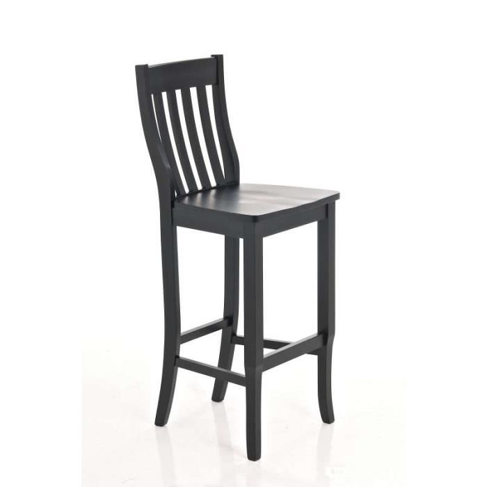 Tabouret de bar 3 pieds bois