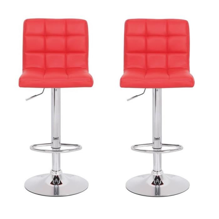 Tabouret de bar crunch blanc