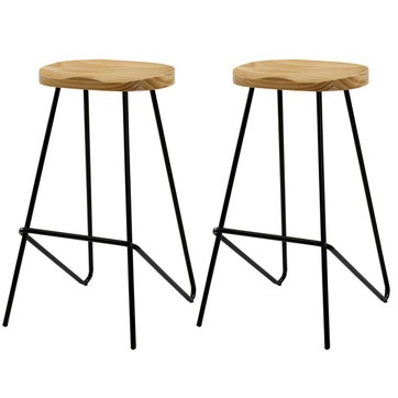 Tabouret de bar tout bois