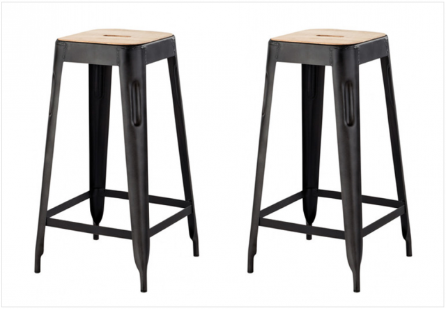 Tabouret de bar métal pas cher