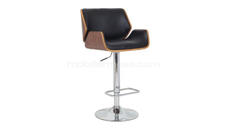 Tabouret de bar reglable en bois