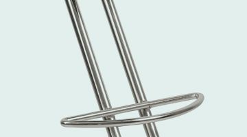 Tabouret de bar zeta blanc