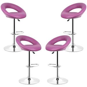 Tabouret de bar violet cdiscount