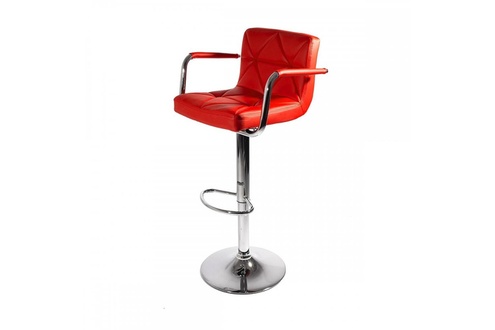 Mistergooddeal tabouret de bar rouge
