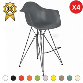 Tabouret de bar style fauteuil