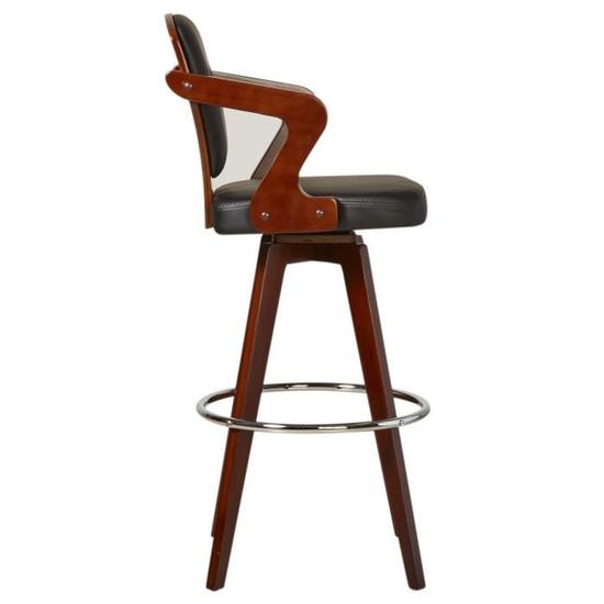 Tabouret de bar assise en bambou