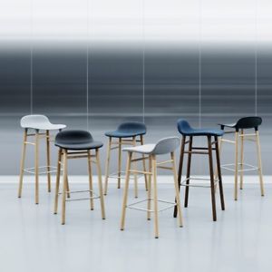 Tabouret de bar 4 pieds métal