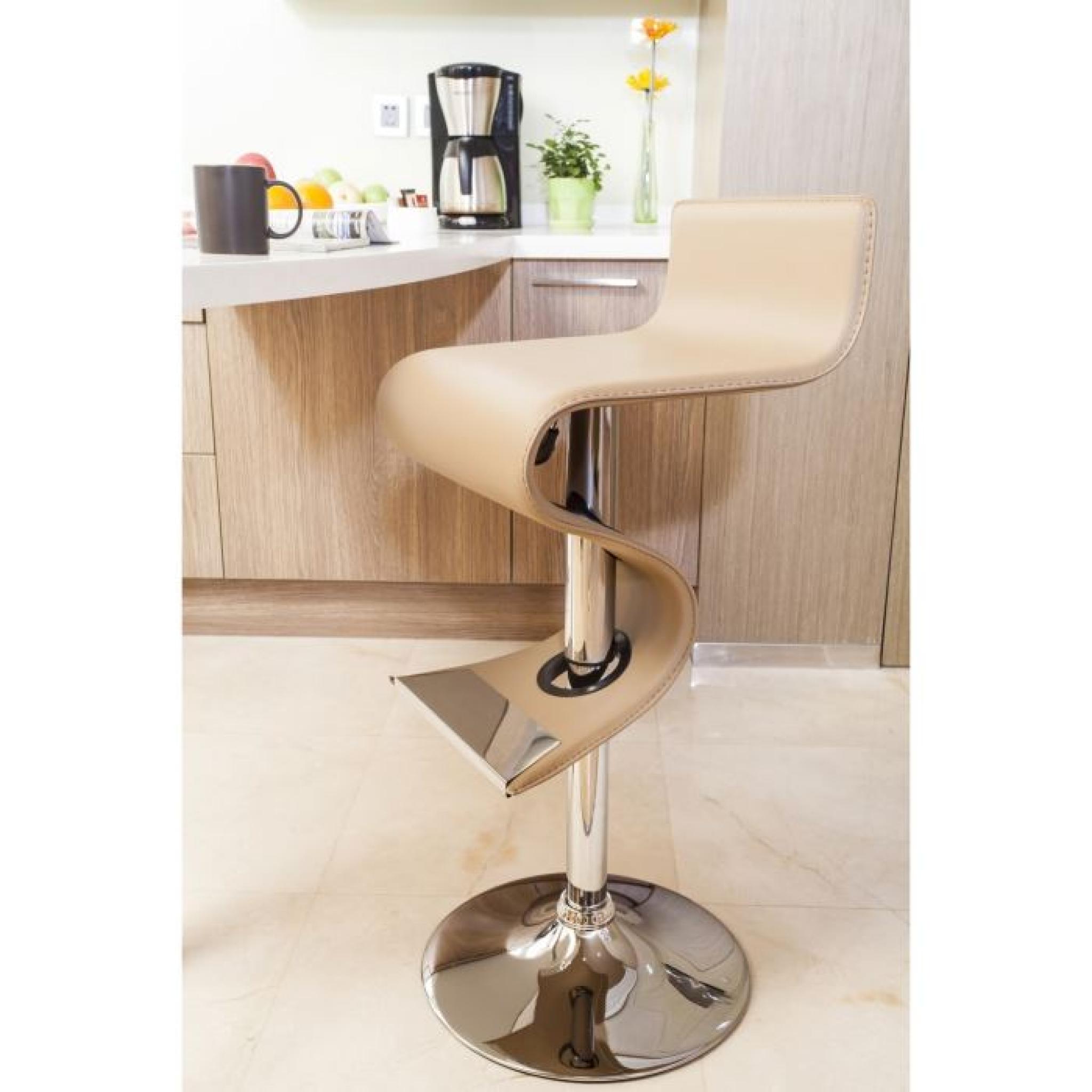 Tabouret de bar en osier pas cher
