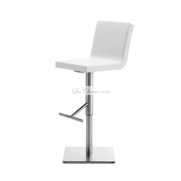 Tabouret de bar socle carré