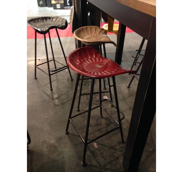 Tabouret de bar rouge occasion