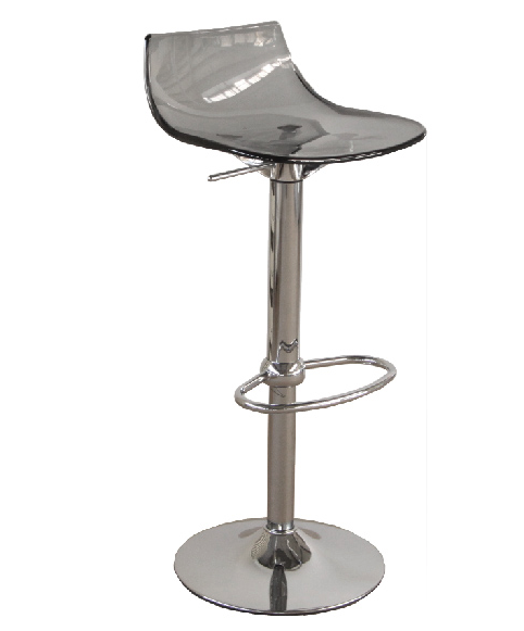 Tabouret de bar plexi fumé