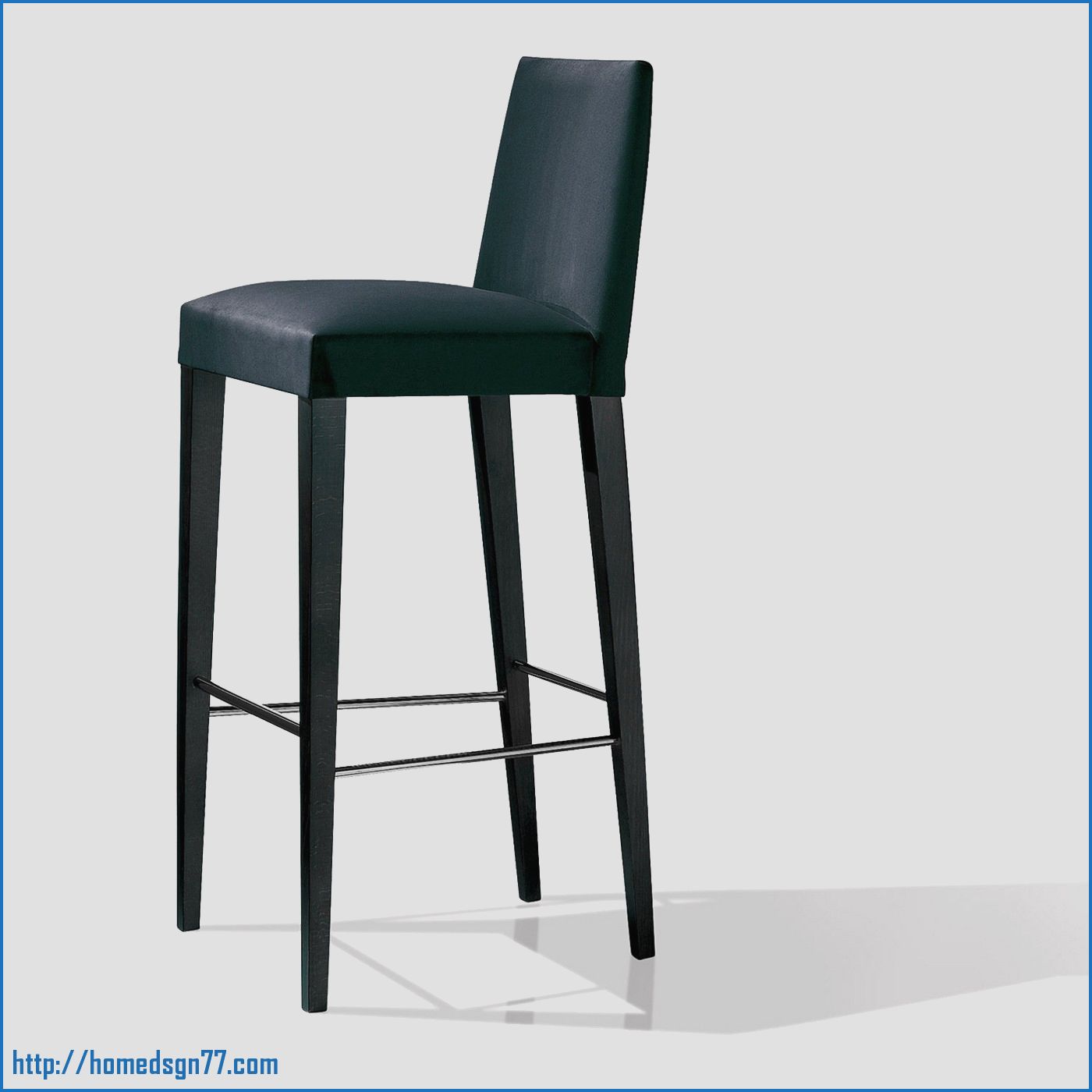 Tabouret de bar 4 pieds en bois