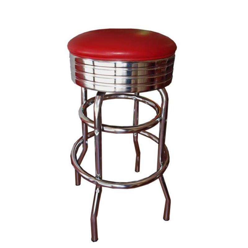 Tabouret de bar vintage noir
