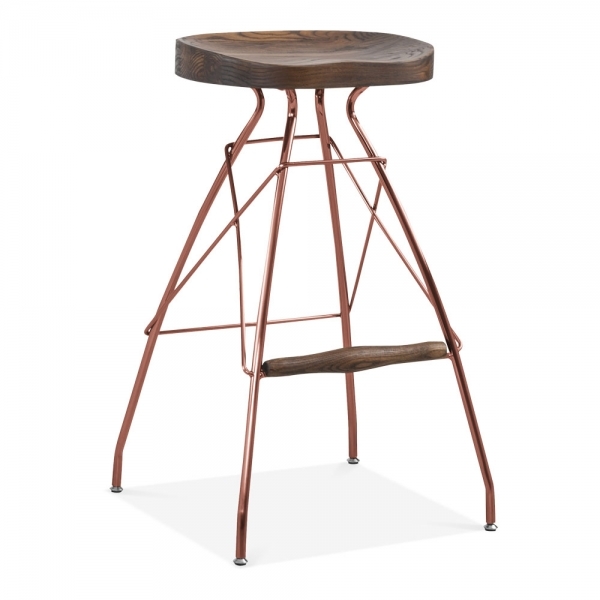 Tabouret de bar cuivré