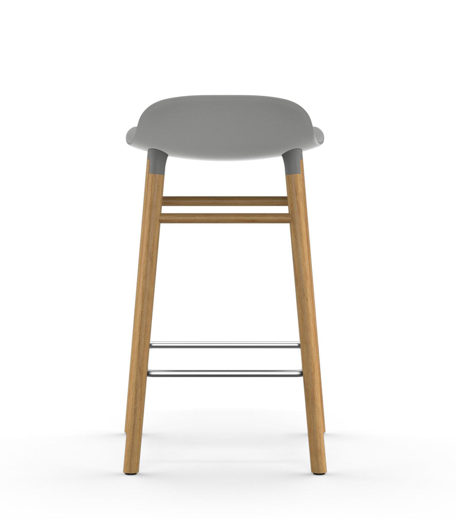 Tabouret de bar pied chene