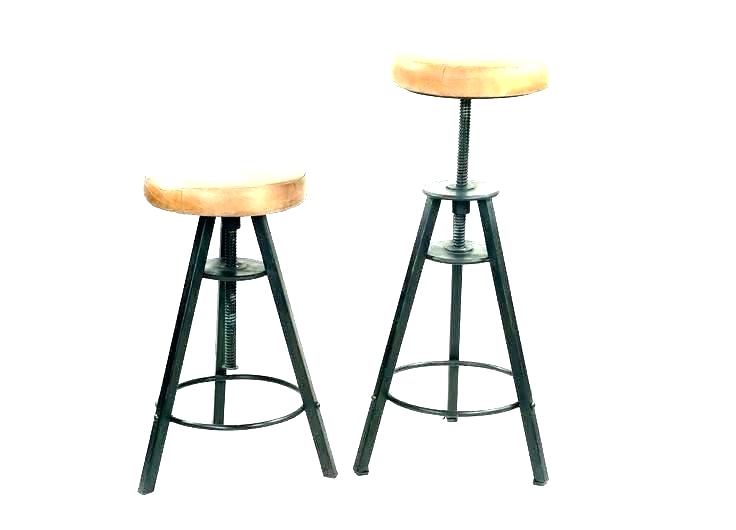 Tabouret de bar marron x 2