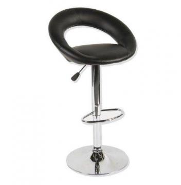 Tabouret de bar simili noir