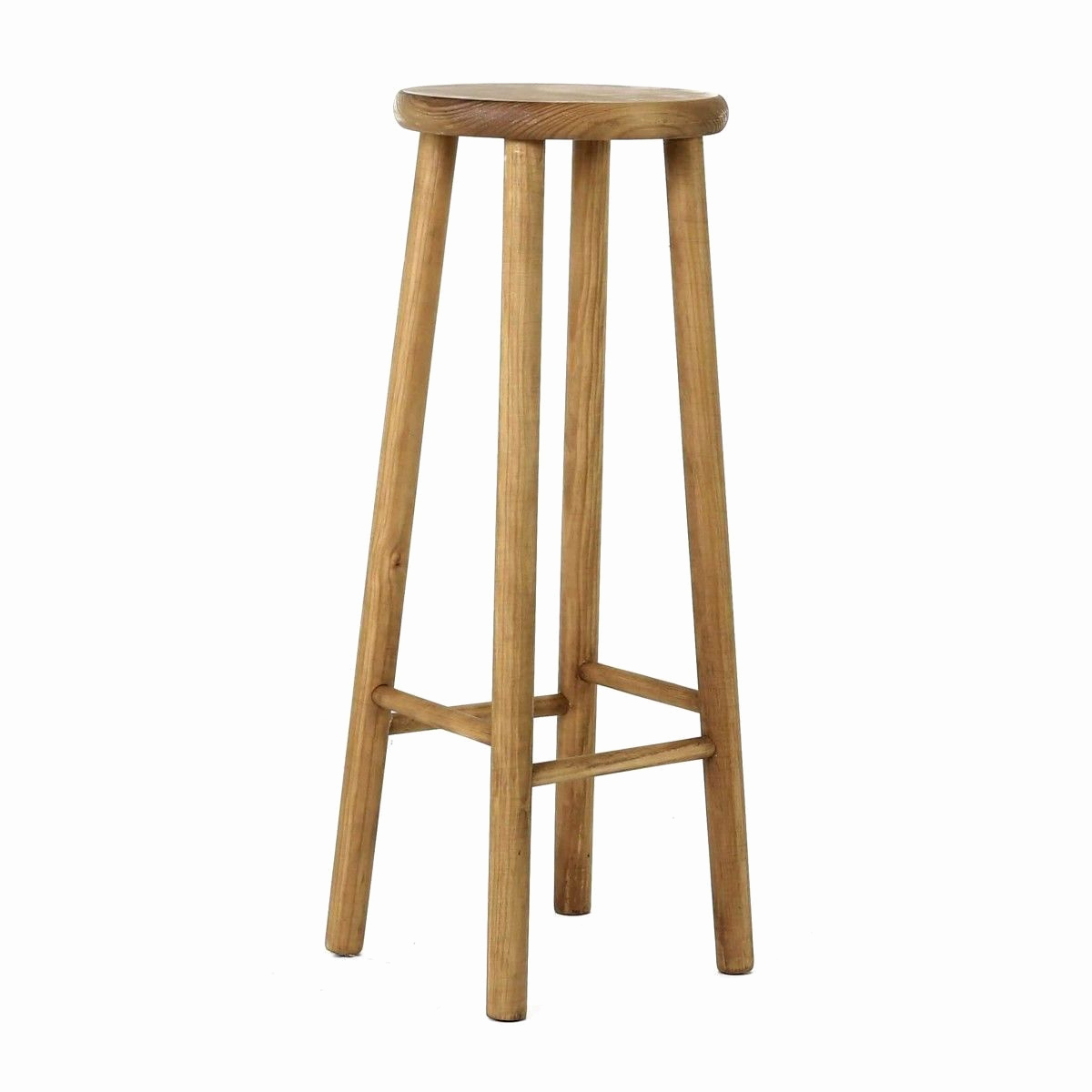 Tabouret de bar en bois pliant