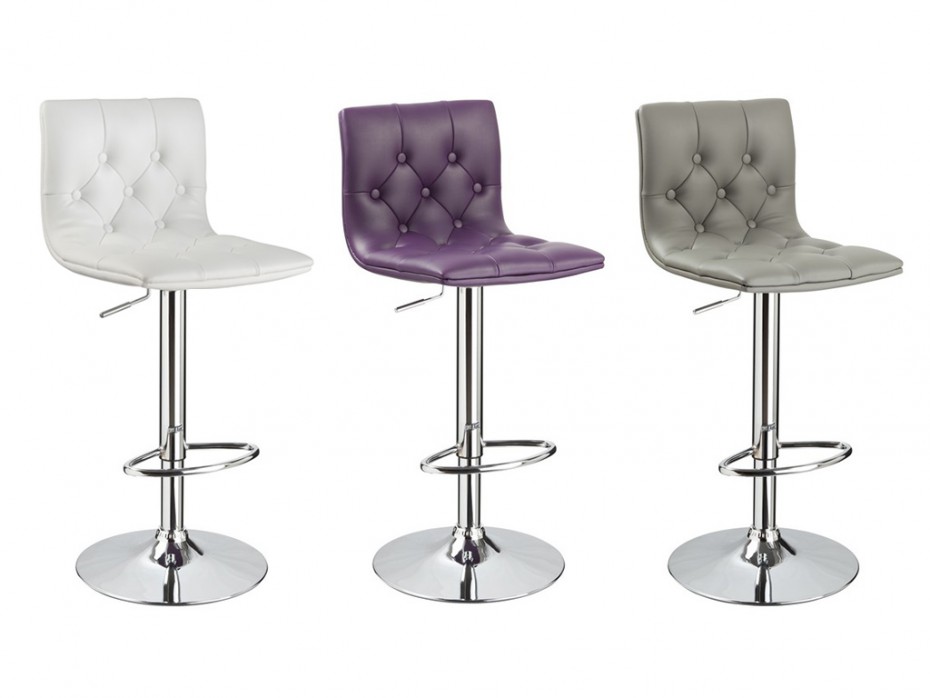 Tabouret de bar canasta gris