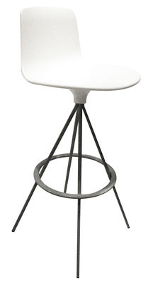 Tabouret de bar bleu gris