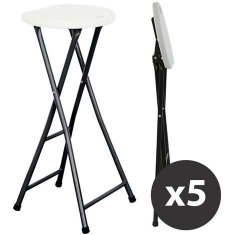 Tabouret de bar haut pliant