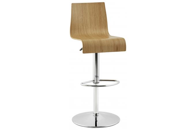 Tabouret de bar en bois marron