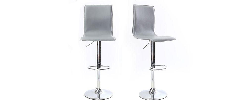 Tabouret de bar moderne gris