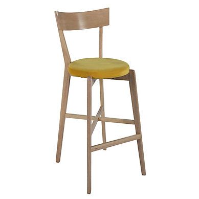 Tabouret de bar jaune but