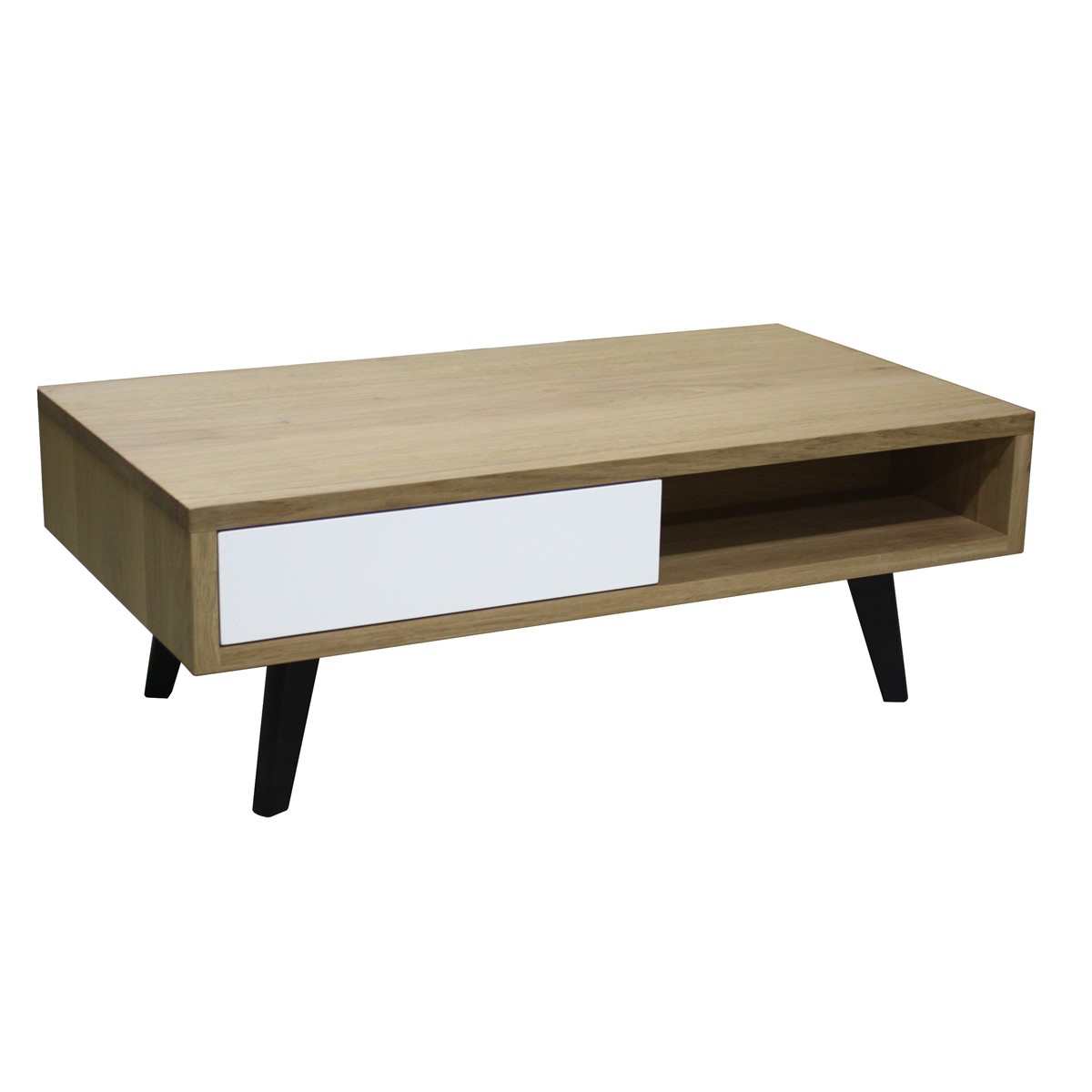 Table basse vintage tiroir