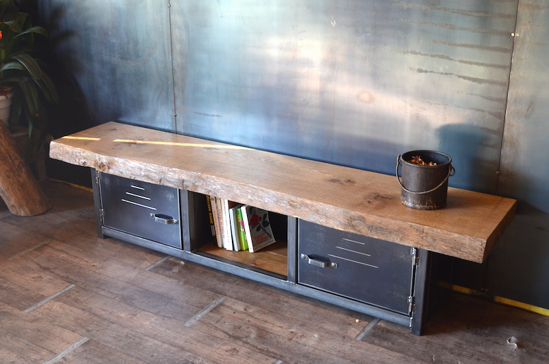 Meuble tv et table basse industrielle