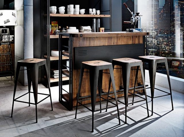 Tabouret de bar bois home24