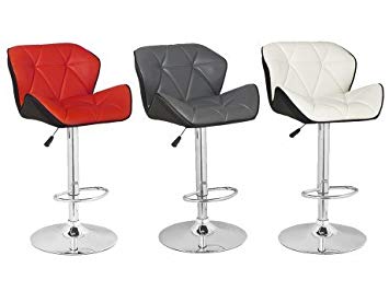 Tabouret de bar bicolor