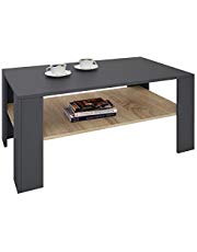 Table basse noyer teinté gris