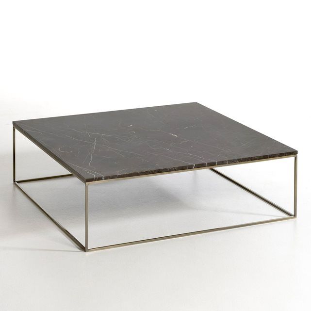Table basse de salon dessus marbre