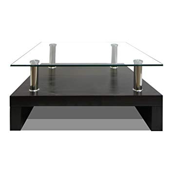 Table basse carrée wengé