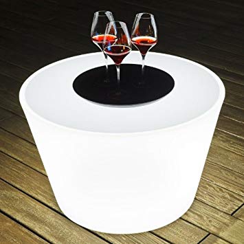Table basse ronde led