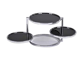 Table basse ronde 3 plateaux pivotants