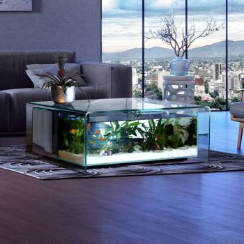 Table basse aquarium magasin
