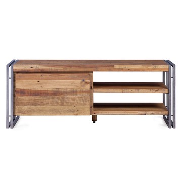 Table basse bois et metal alinea